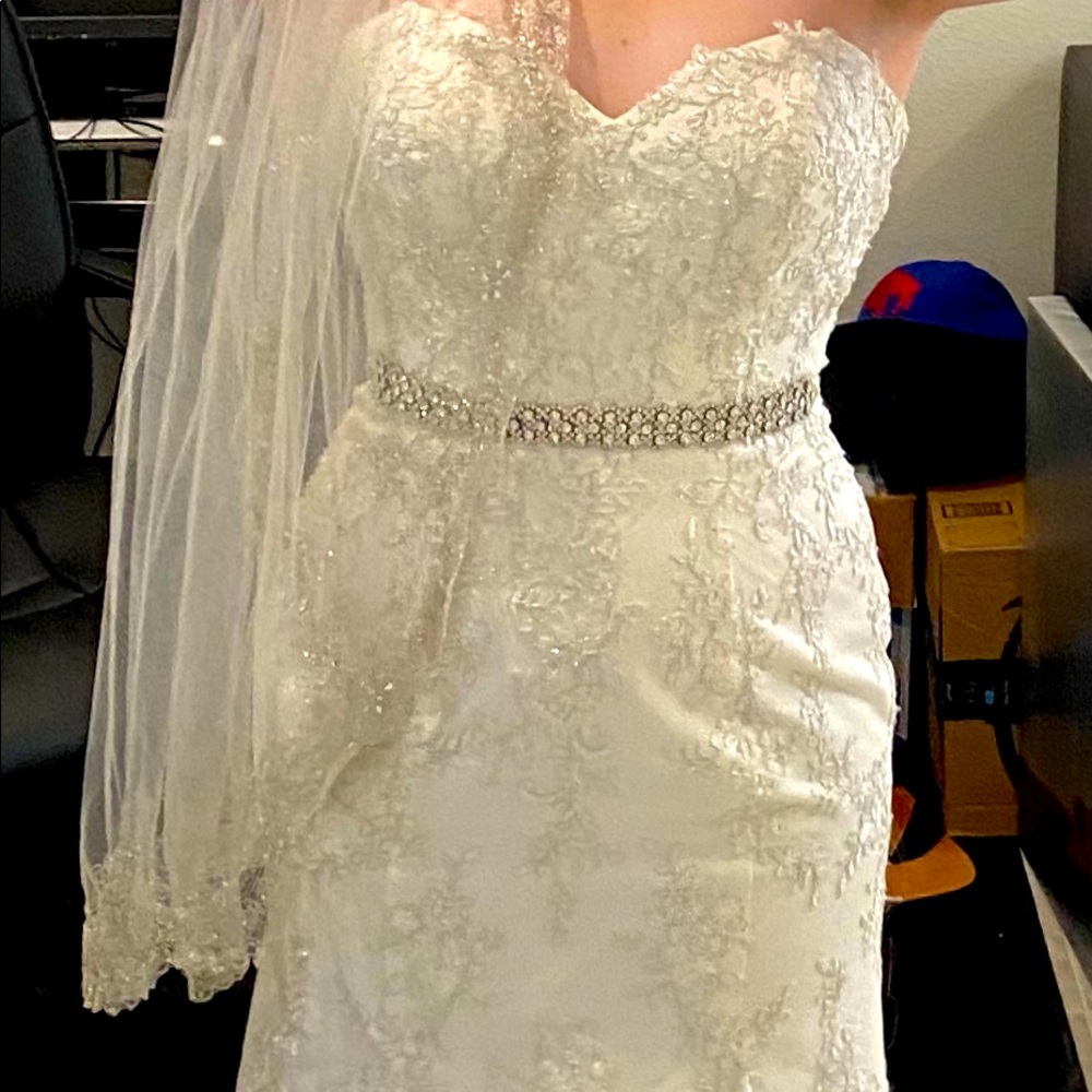 Mermaid Body Sweetheart Bodice Wedding Dress